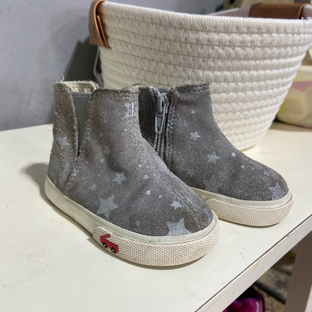 See Kai Run Suede Sneaker Boots